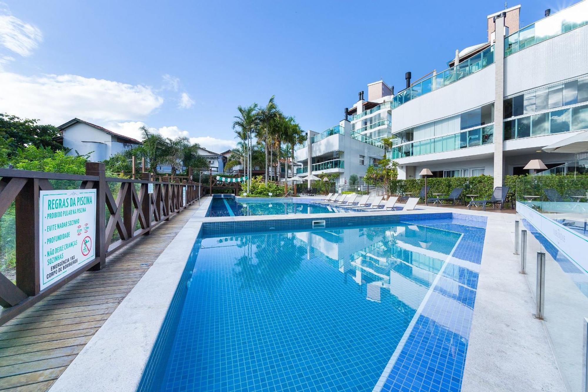 Varandas Do Atlantico 101A - Excelente Apartamento Em Condominio De Luxo A Beira Mar - Piscina Climatizada - Academia - Bombinhas Exterior foto