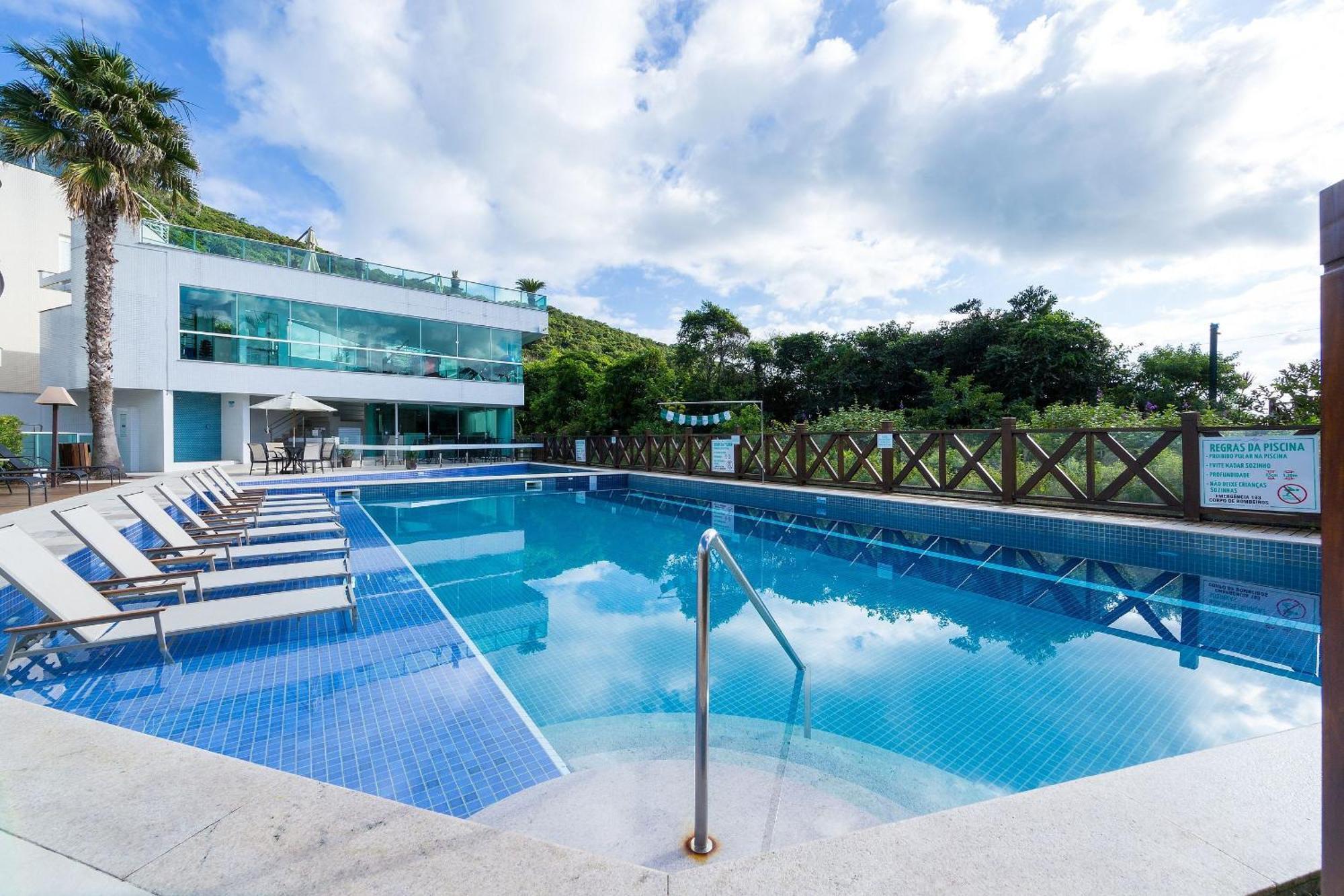 Varandas Do Atlantico 101A - Excelente Apartamento Em Condominio De Luxo A Beira Mar - Piscina Climatizada - Academia - Bombinhas Exterior foto